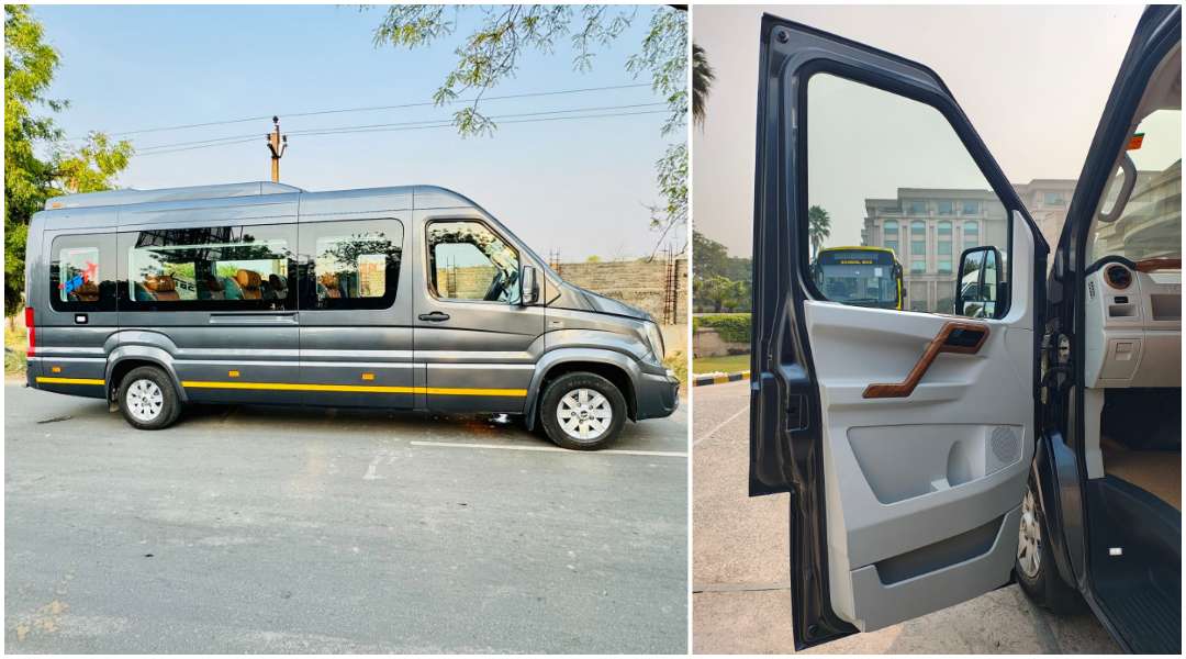 Rent Now: 10 Seater 1×1 Urbania Bus in Ahmedabad