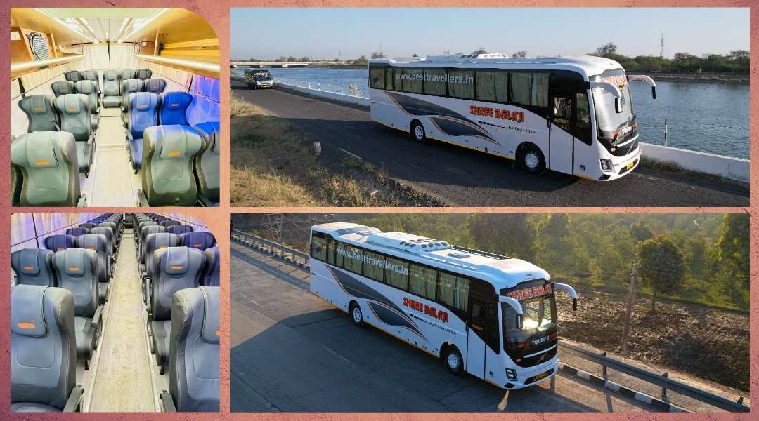 49 Seater AC Bus Hire in Ahmedabad