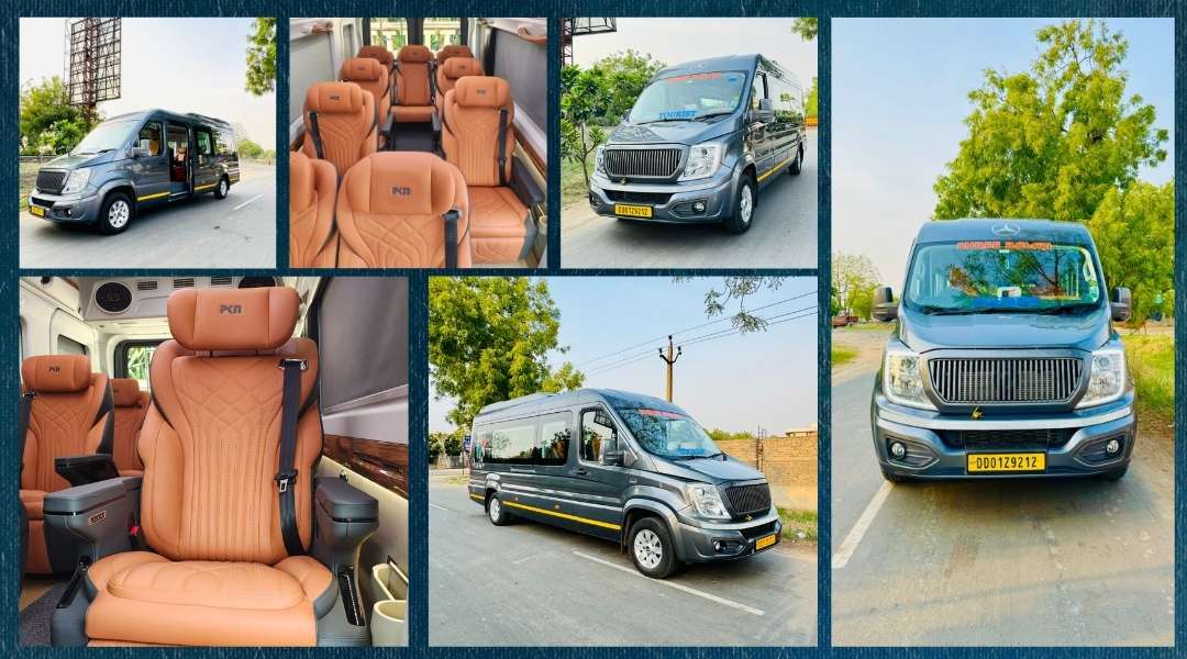 Luxury 10 Seater Urbania Hire in Ahmedabad